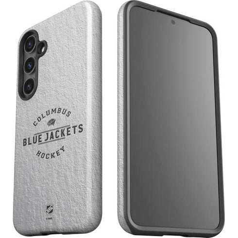NHL Columbus Blue Jackets Black Text Galaxy S24 Impact Case