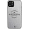 NHL Columbus Blue Jackets Black Text iPhone 11 Pro Clear Case