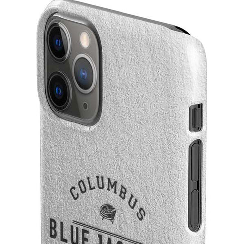 NHL Columbus Blue Jackets Black Text iPhone 11 Pro Lite Case