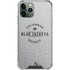 NHL Columbus Blue Jackets Black Text iPhone 11 Pro Max Clear Case