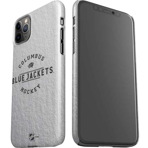 NHL Columbus Blue Jackets Black Text iPhone 11 Pro Max Lite Case