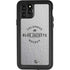 NHL Columbus Blue Jackets Black Text iPhone 11 Pro Waterproof Case