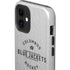 NHL Columbus Blue Jackets Black Text iPhone 12 Impact Case