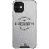 NHL Columbus Blue Jackets Black Text iPhone 12 Mini Clear Case