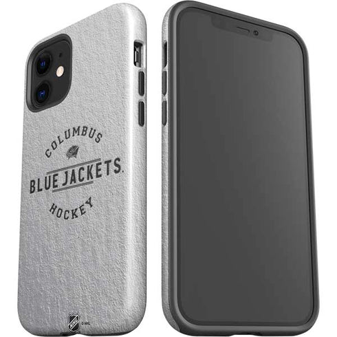 NHL Columbus Blue Jackets Black Text iPhone 12 Mini Impact Case