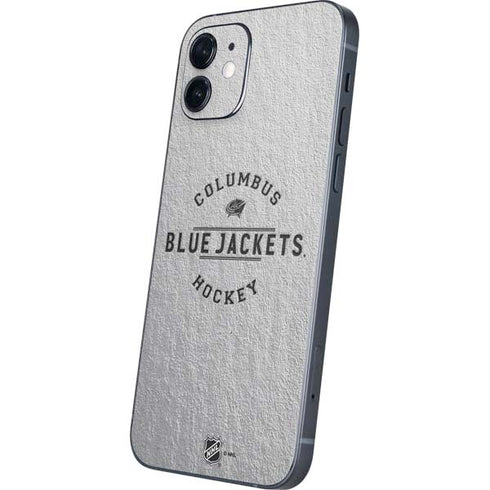 NHL Columbus Blue Jackets Black Text iPhone 12 Mini Skin
