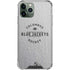 NHL Columbus Blue Jackets Black Text iPhone 12 Pro Clear Case