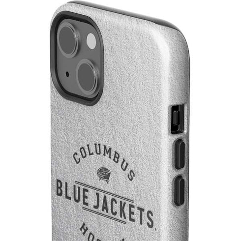 NHL Columbus Blue Jackets Black Text iPhone 13 Impact Case