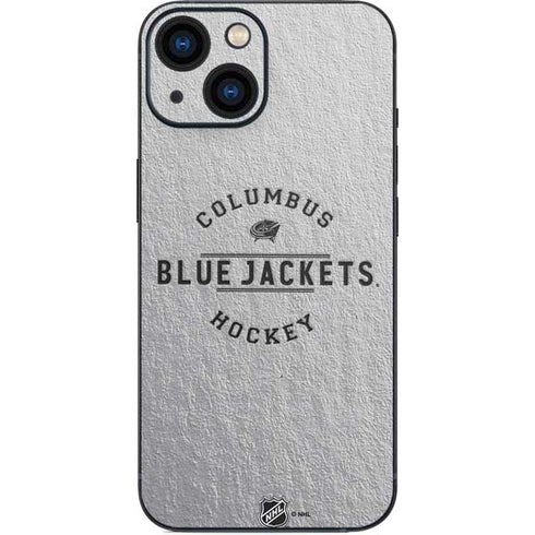 NHL Columbus Blue Jackets Black Text iPhone 13 Mini Skin