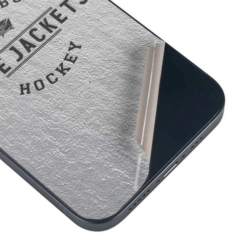 NHL Columbus Blue Jackets Black Text iPhone 13 Mini Skin