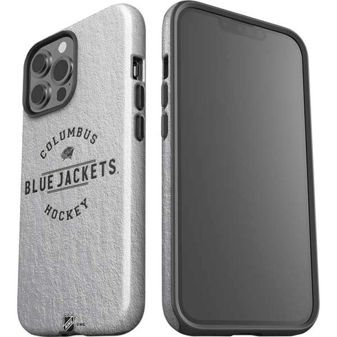 NHL Columbus Blue Jackets Black Text iPhone 13 Pro Max Impact Case