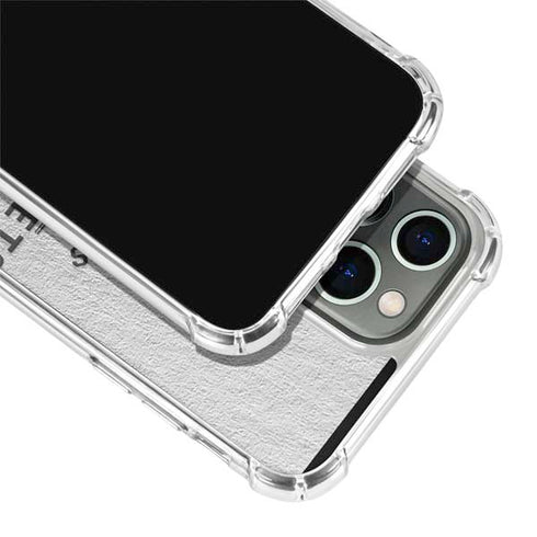 NHL Columbus Blue Jackets Black Text iPhone 15 Pro Clear Case
