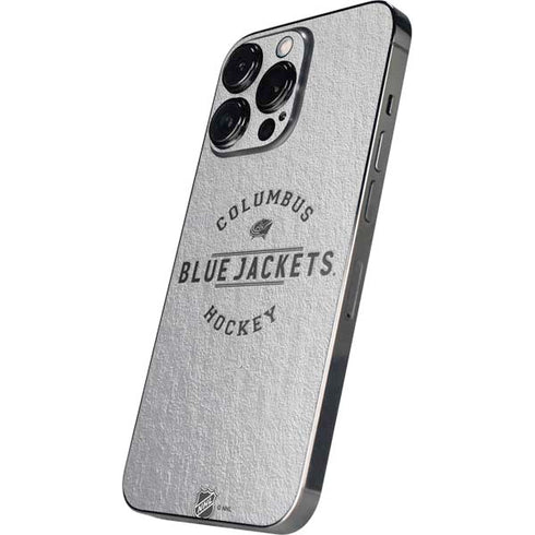 NHL Columbus Blue Jackets Black Text iPhone 14 Pro Max Skin