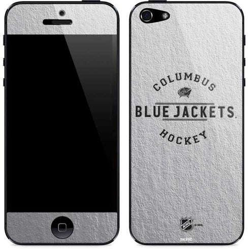 NHL Columbus Blue Jackets Black Text iPhone 5/5s/5SE Skin