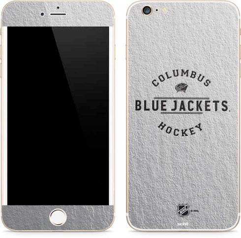 NHL Columbus Blue Jackets Black Text iPhone 6/6s Plus Skin