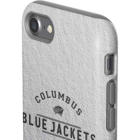 NHL Columbus Blue Jackets Black Text iPhone SE (2nd & 3rd Gen) Pro Case