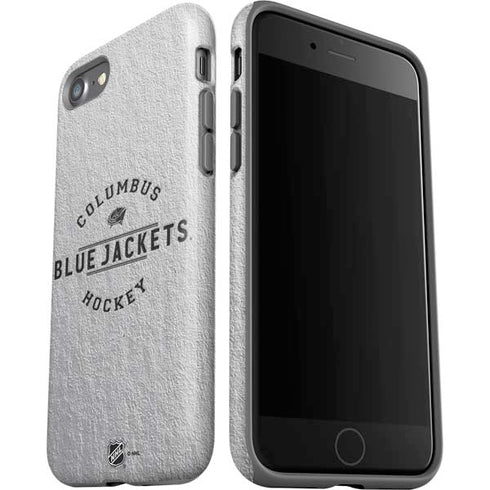 NHL Columbus Blue Jackets Black Text iPhone SE (2nd & 3rd Gen) Pro Case