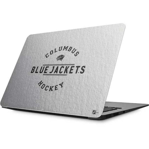 NHL Columbus Blue Jackets Black Text Apple MacBook Skin
