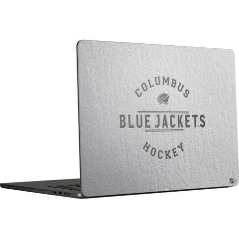 NHL Columbus Blue Jackets Black Text MacBook Air 15 in (2023) Skin