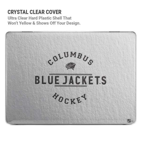 NHL Columbus Blue Jackets Black Text MacBook Air 15in (2023-2025) Case plus Skin