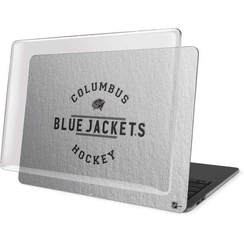 NHL Columbus Blue Jackets Black Text MacBook Pro 15in (2016-19) Case plus Skin