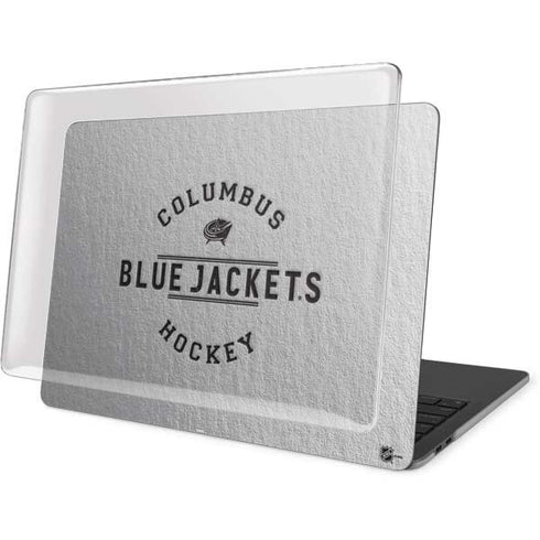 NHL Columbus Blue Jackets Black Text MacBook Pro 16in (2019-20) Case plus Skin