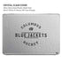 NHL Columbus Blue Jackets Black Text MacBook Pro 16in (2019-20) Case plus Skin