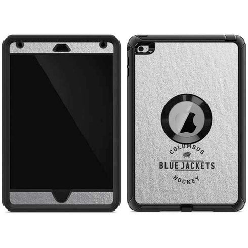 NHL Columbus Blue Jackets Black Text Otterbox Defender iPad Skin