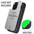 NHL Columbus Blue Jackets Black Text Otterbox Defender iPhone Skin