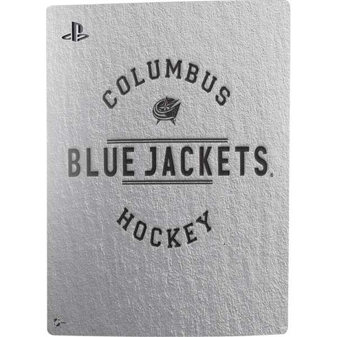 NHL Columbus Blue Jackets Black Text PS5 Bundle Skin