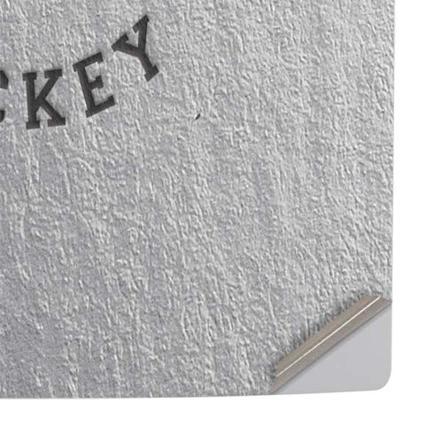 NHL Columbus Blue Jackets Black Text PS5 Console Skin