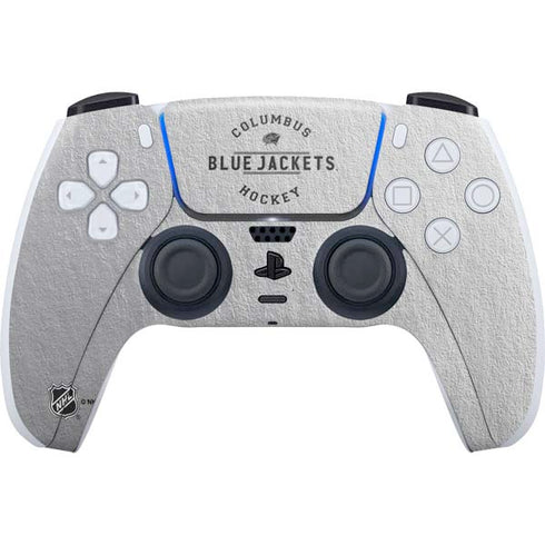 NHL Columbus Blue Jackets Black Text PS5 Controller Skin