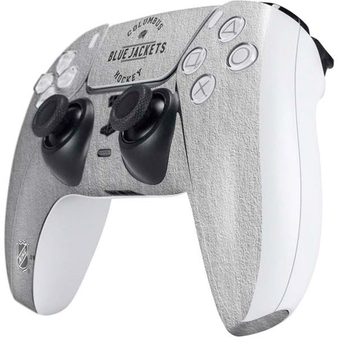 NHL Columbus Blue Jackets Black Text PS5 Controller Skin
