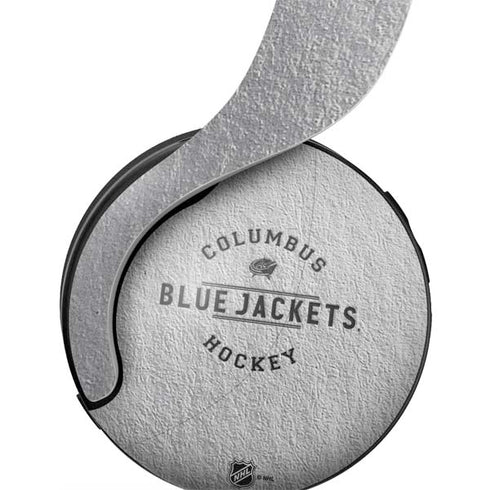 NHL Columbus Blue Jackets Black Text PULSE 3D Wireless Headset for PS5 Skin