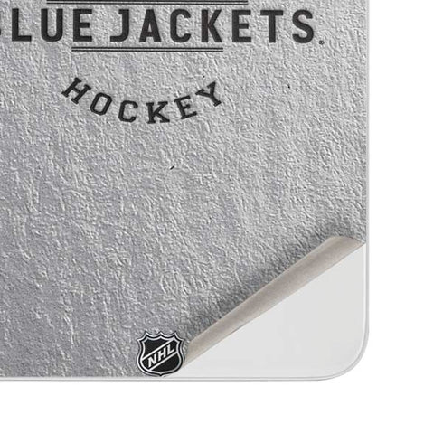 NHL Columbus Blue Jackets Black Text Surface Duo Skin