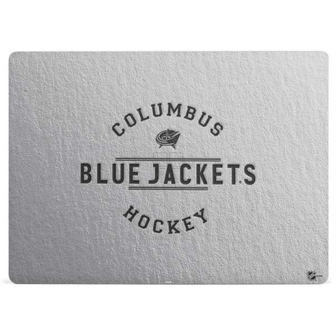 NHL Columbus Blue Jackets Black Text Surface Laptop 3 13.5in Skin