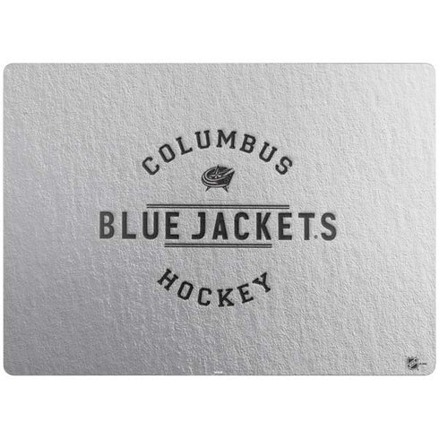 NHL Columbus Blue Jackets Black Text Surface Laptop 4 15in Skin