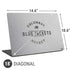 NHL Columbus Blue Jackets Black Text Universal Laptop 18in (14.6 x 10.6in) Skin