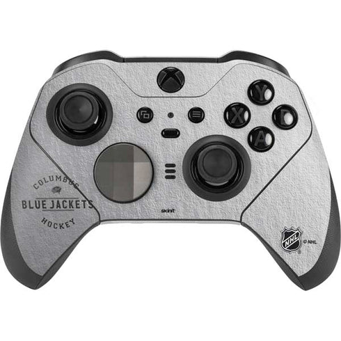NHL Columbus Blue Jackets Black Text Xbox Elite Wireless Controller Series 2 Skin