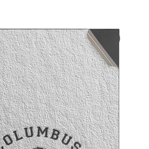 NHL Columbus Blue Jackets Black Text Xbox Series X Console Skin