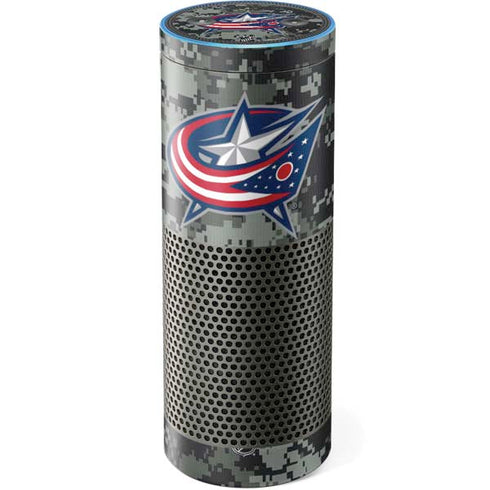 NHL Columbus Blue Jackets Camo Amazon Echo Skin