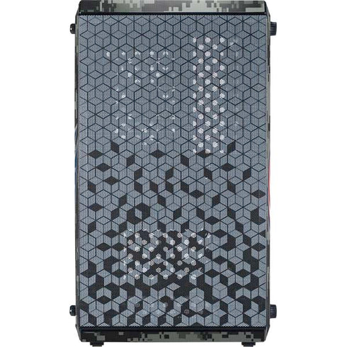 NHL Columbus Blue Jackets Camo Cooler Master MasterBox Q300L Mini Tower Skin