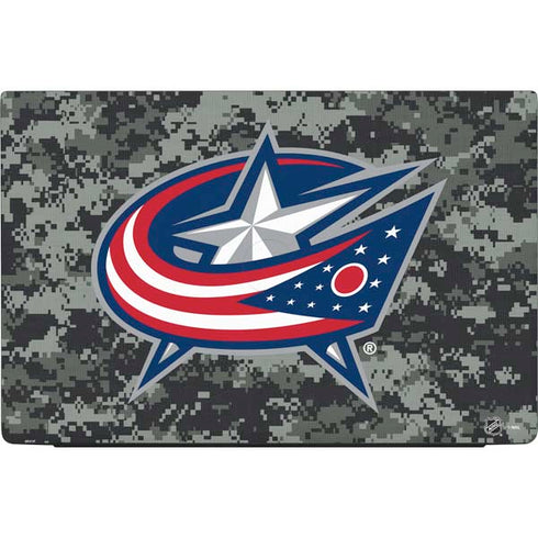 NHL Columbus Blue Jackets Camo Dell Vostro Skin