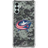 NHL Columbus Blue Jackets Camo Galaxy A13 5G Clear Case
