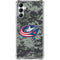 NHL Columbus Blue Jackets Camo Galaxy A14 5G Clear Case