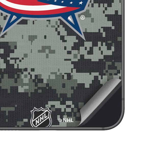 NHL Columbus Blue Jackets Camo Galaxy A14 5G Skin
