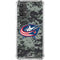 NHL Columbus Blue Jackets Camo Galaxy A32 5G Clear Case