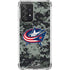 NHL Columbus Blue Jackets Camo Galaxy A52 5G Clear Case