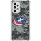 NHL Columbus Blue Jackets Camo Galaxy A53 5G Clear Case