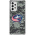 NHL Columbus Blue Jackets Camo Galaxy A53 5G Clear Case
